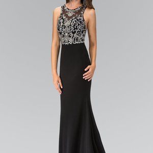 Sequined Sheath shape Prom Dress GSGL1385